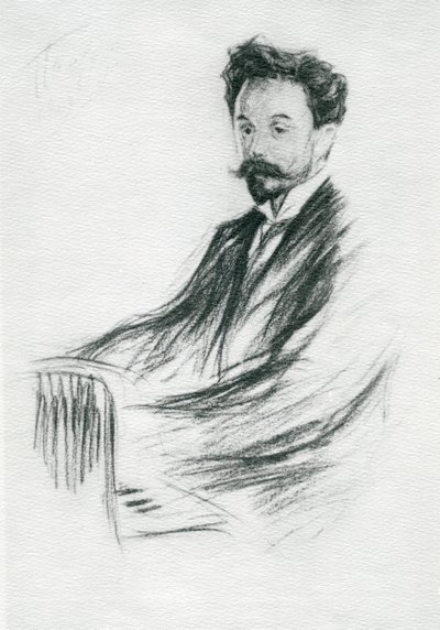 Alexander Nikolayevich Scriabin, 1909 da Leonid Osipovic Pasternak